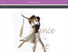 Tablet Screenshot of dancenart.com